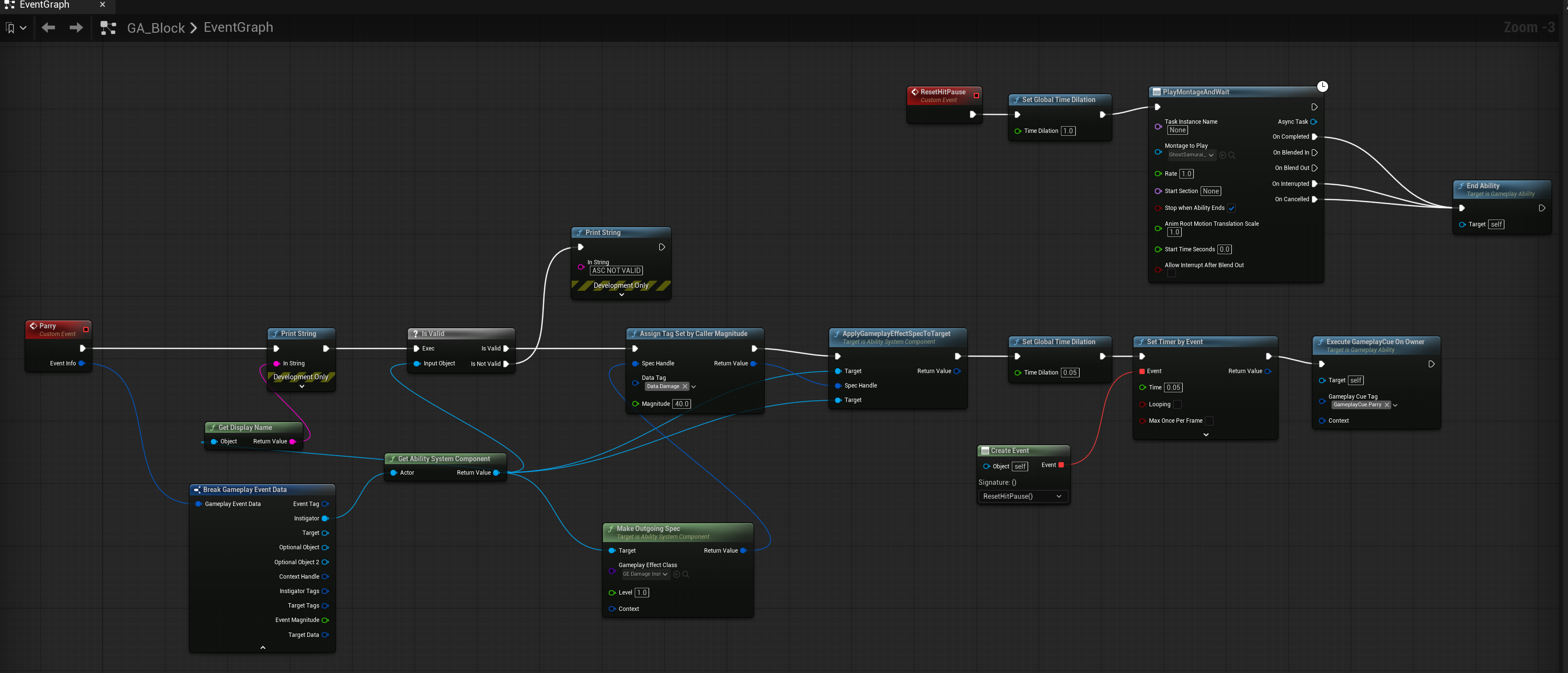 GA_Block parry window branch logic